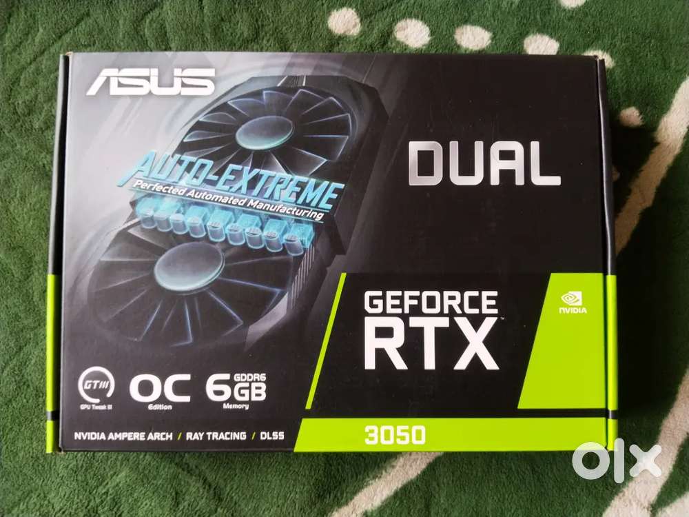 RTX 3050 6GB Graphics Card Excellent Condition(slightly negotiable)