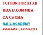 bcom ca BBA MBA class 11 and 12 tuition