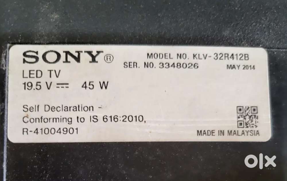 Sony bravia LED 32 inch