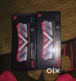 Adata gamixx Ram 8GB 3200mhz and Kingston sata SSD 240gb