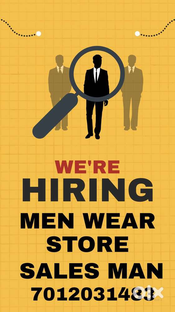 fashion store sales man