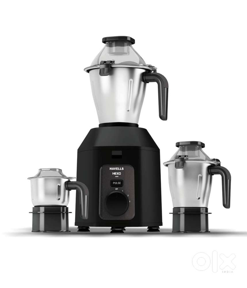 1100 Watts 2.5Kg Copper Motor Havells Hexo+ Mixer 10 Years Warranty.