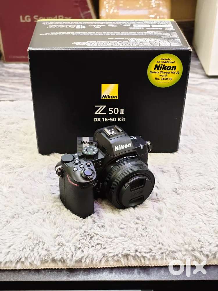 Nikon Z50 II mirrorless camera with NIKKOR Z DX 16-50mm Lense