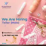 We are hiring tailor ( male )