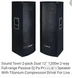 Speakers for sell 1500 watts RMS