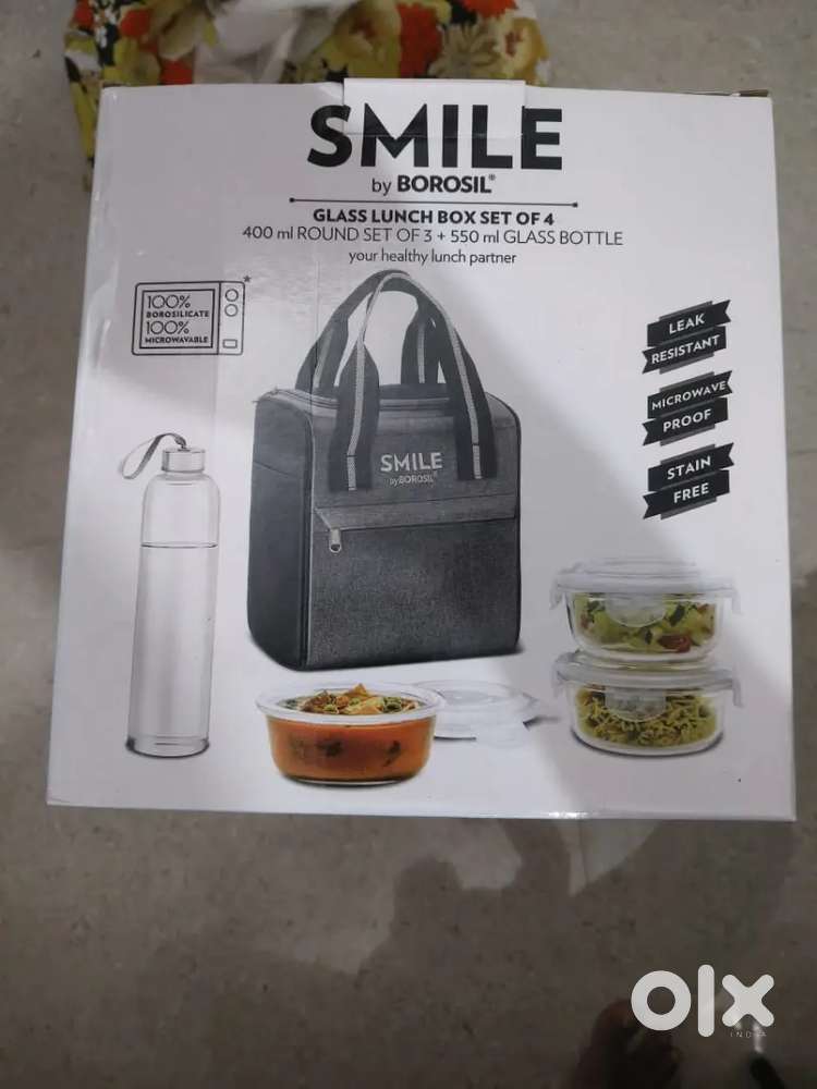 Borosil Tiffin Box original unused