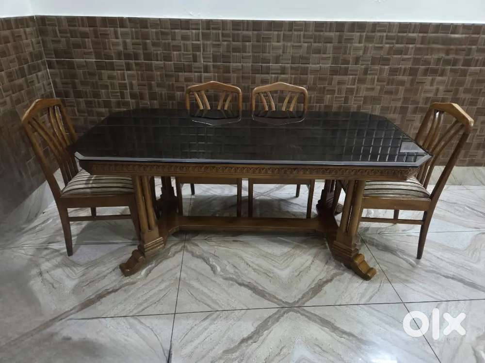 Wooden Dining Table 6 Seater