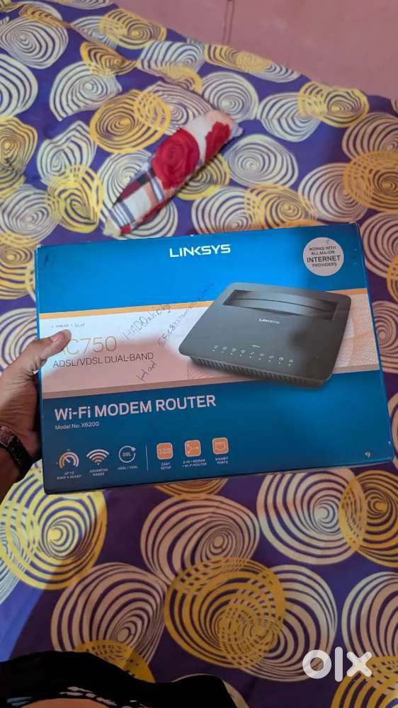 Linksys X6200 Dual Band AC750 Wireless ADSL, VDSL Modem Router