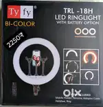 CAMERA'S RING LIGHT 18 JUST 2250/- NEW BRAND