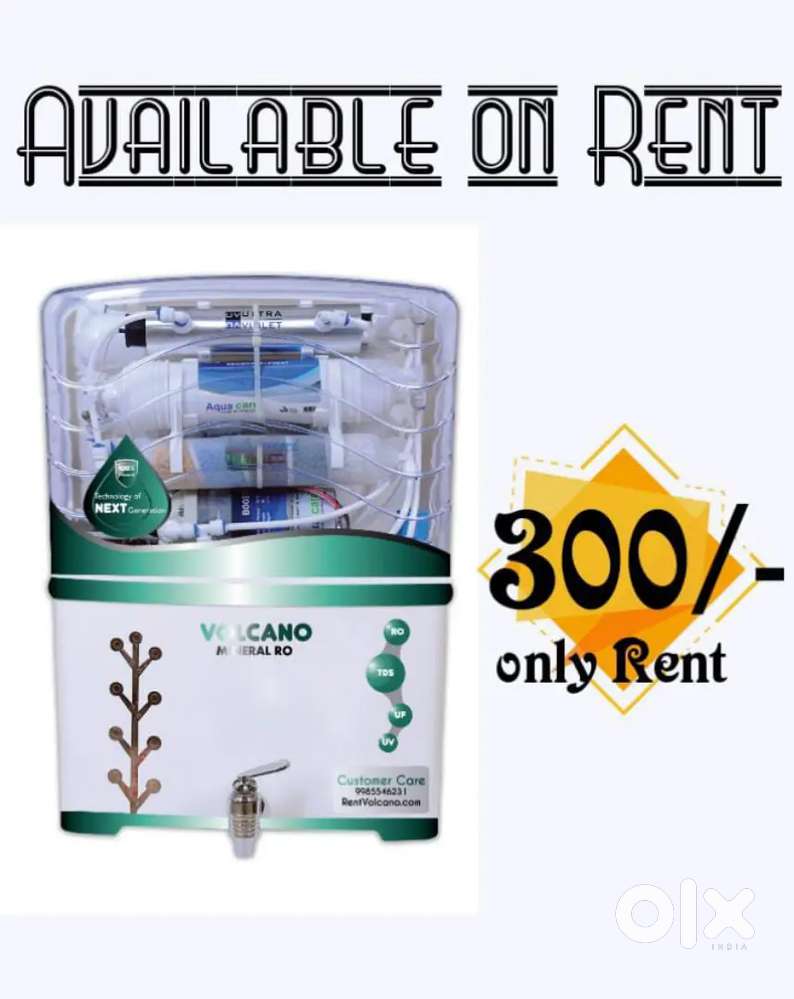 Available on Rent water purifier
