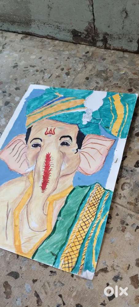 Drawing Ganesh ji