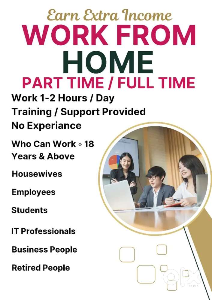 EARN EXTRA INCOME WORK FROM HOME