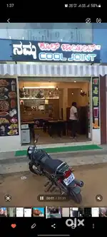 Pizza burger total setup of a perfect cafe