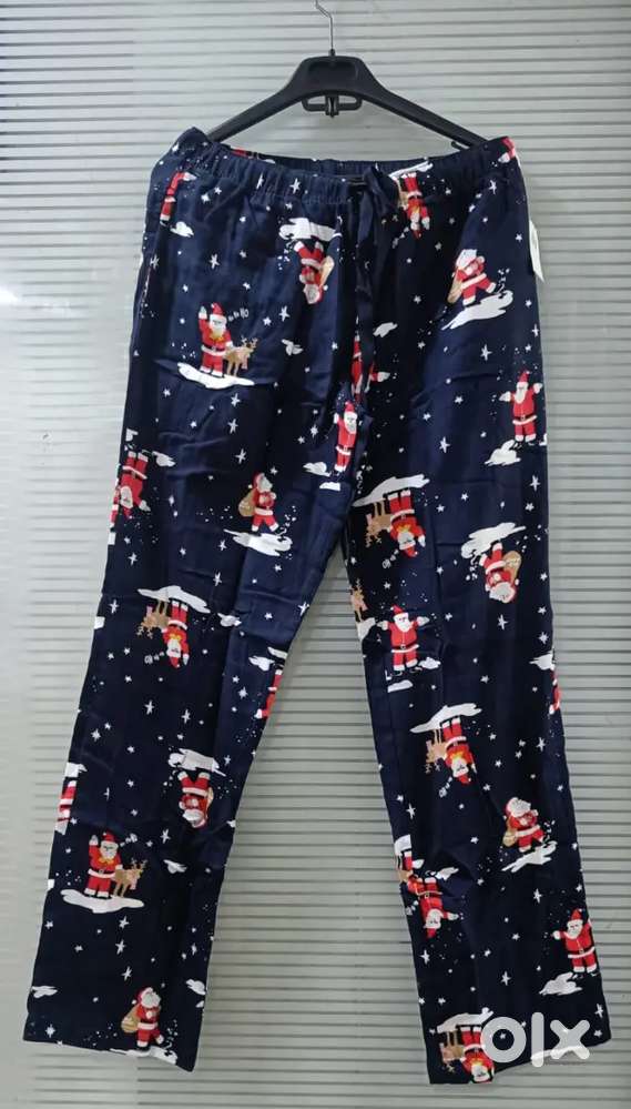 Ladies Branded Big Size Pyjama With Double Side Pocket & Rope.