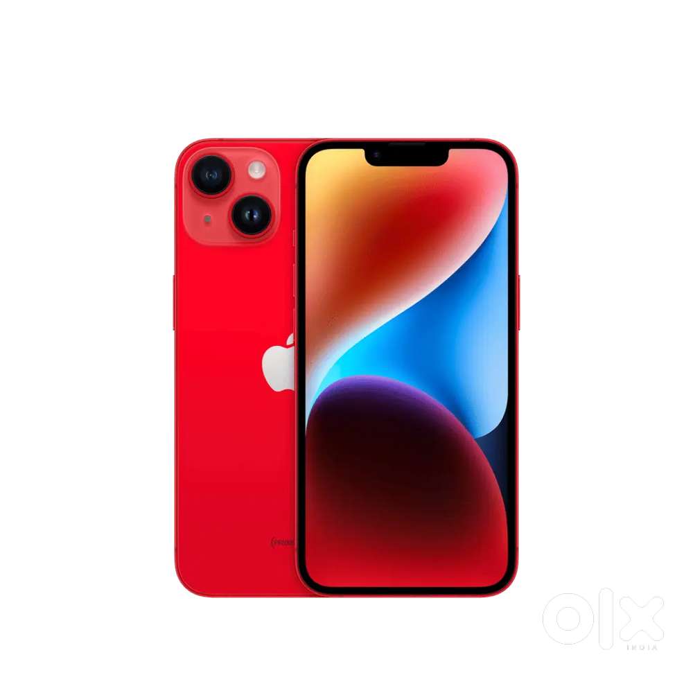 Iphone 14 plus red colour, without single scratch, With box and cable