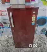 Single door LG meroon colour 190 litres refrigerator with warranty