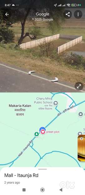 Urgent commercial plot for sale in malroad itaunja