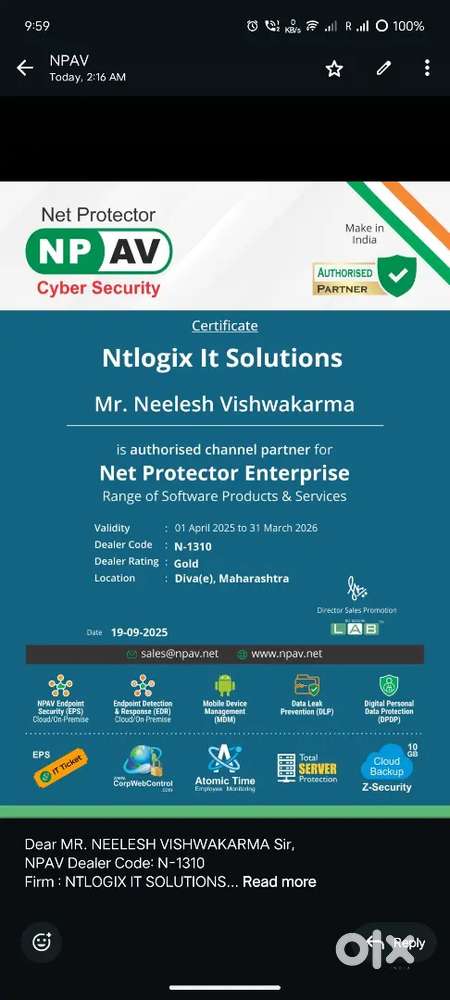 IT Services/Cctv Security/Networking