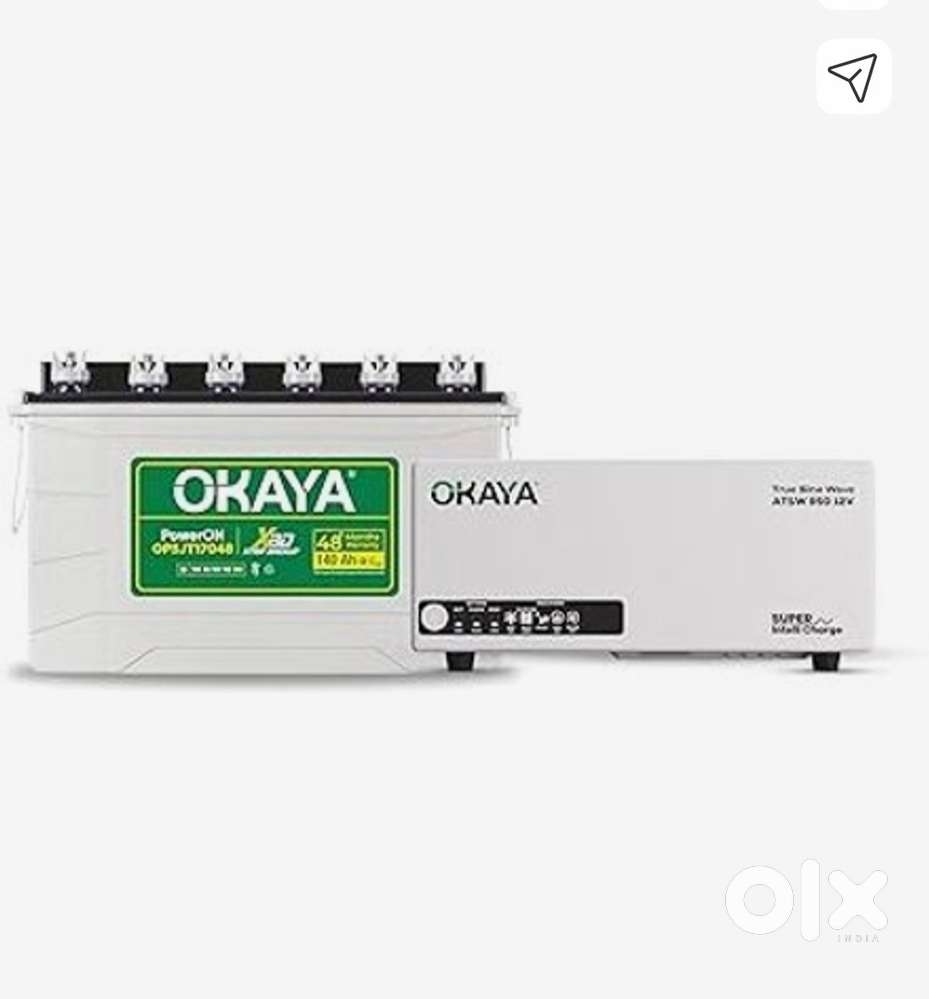 Okaya inverter with battery 140ah