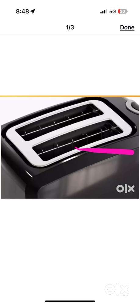 BLACK+DECKER 2-Slice Toaster, 6Toasted Shades, brand new ( unused)