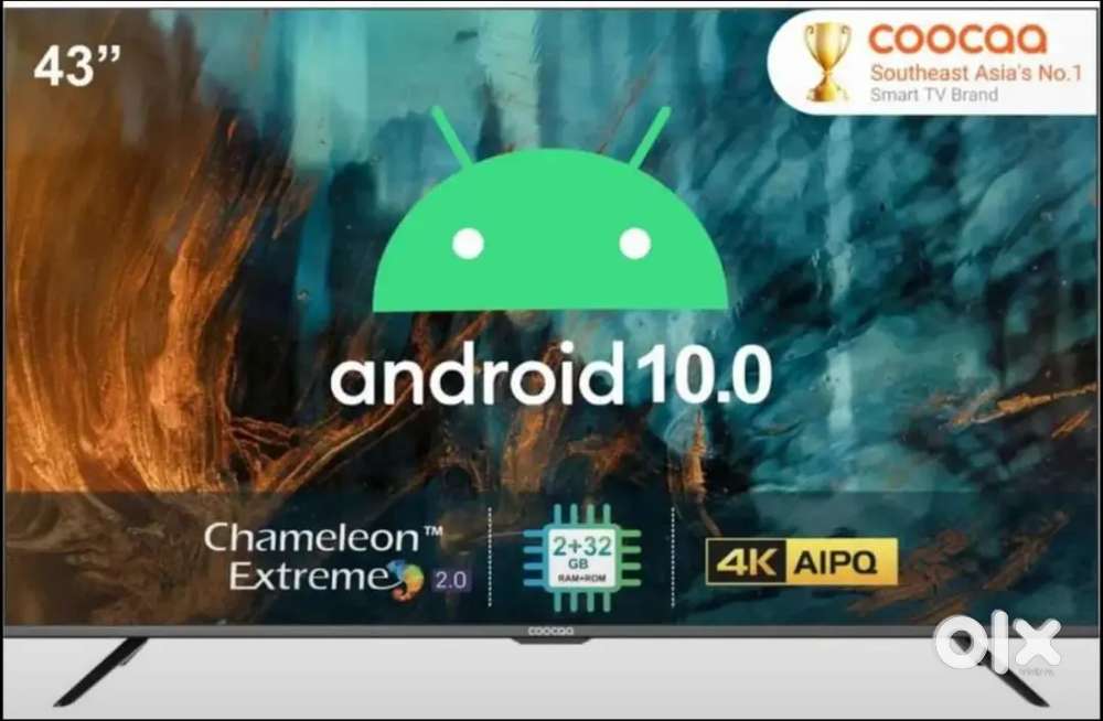 Coocaa android 10.0 smart 4k tv