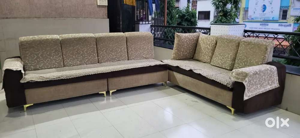 L Sofa Good Condition - Airoli