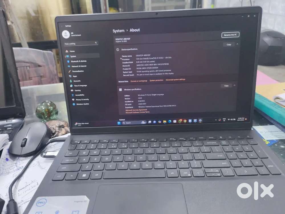 Dell aspiron i5 12th generation with bill charge