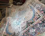 Authentic Iranian Kashan Carpet  6 x 9 ft