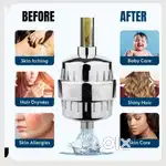 Hard water filter that stops hair fall