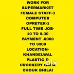 Full time job gada chouk bhilai
