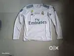 Full sleeve Real Madrid 2017-18 white Kyiv jersey, Ronaldo