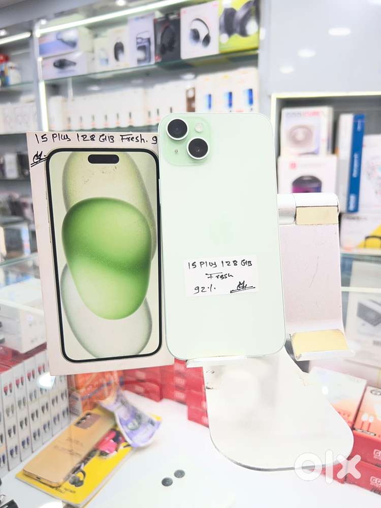 I phone 15 plus 128 gb green (jain mobile)