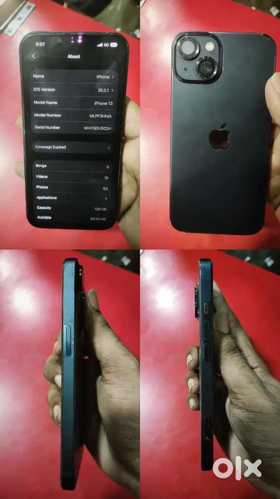 Ek number condition hai 128 gb with bill box  battery health 84