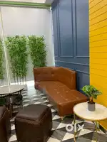 Leathrette sofa