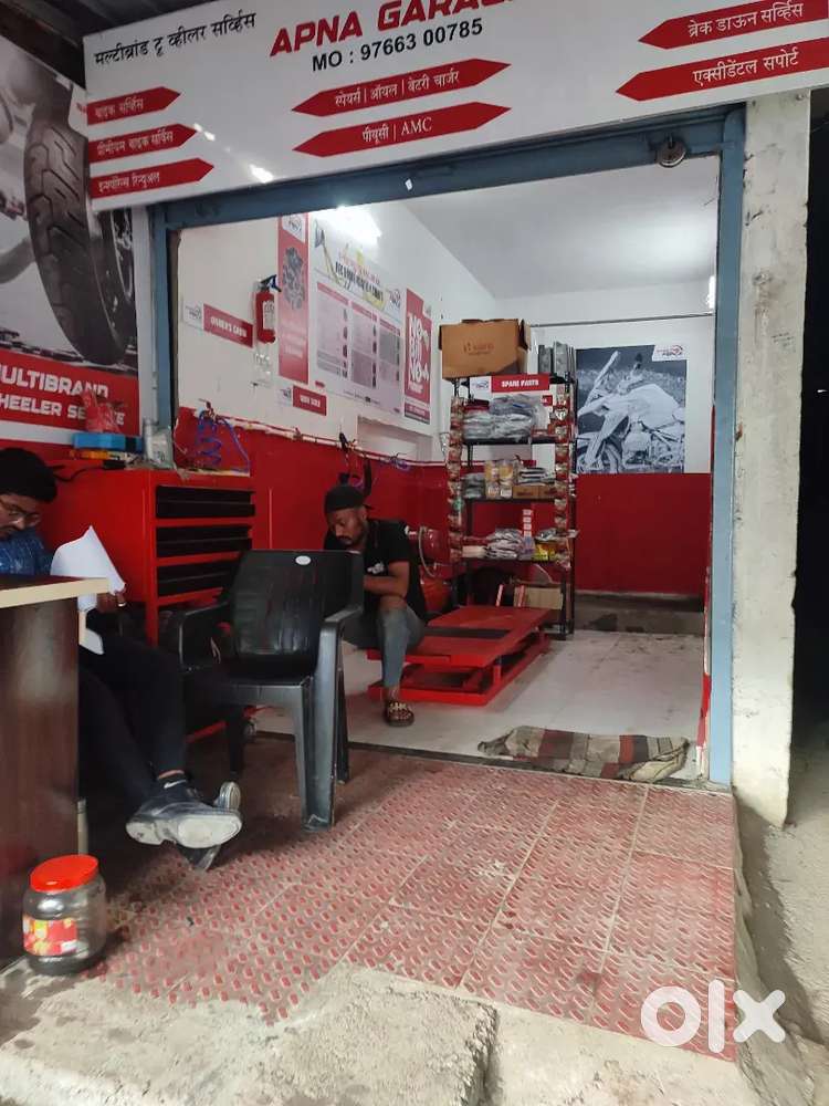 Almost New running Garage Setup For Sale Only 3 lakhs not negotiable