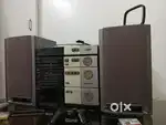 Akai music system Akai rack system record player cassette player fm am