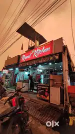 Kitchen helper and Indian chef