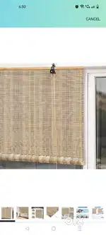 Wooden curtain set of 3