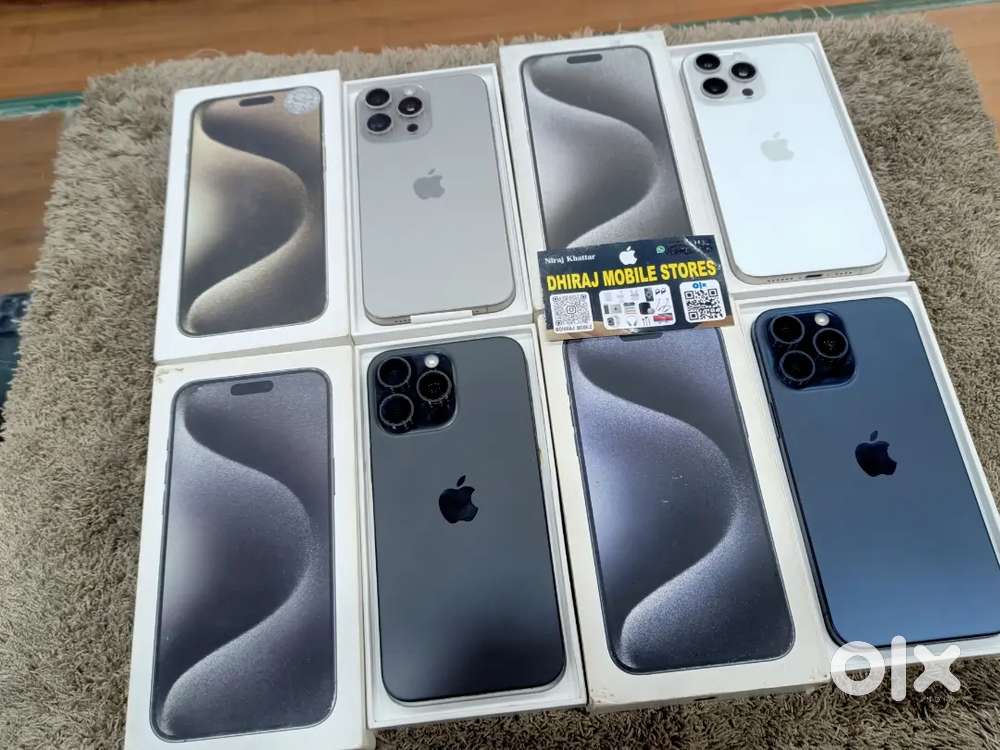 iPhone 15 Pro Max 256gb all colours best price at Dhiraj mobile store