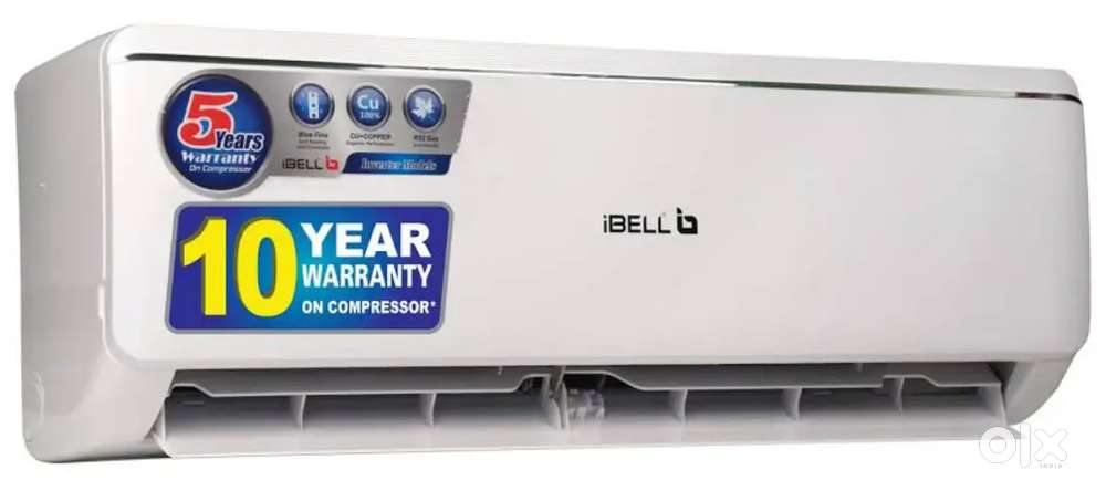 I Bell 1 ton 5 star AC with 5 year warranty