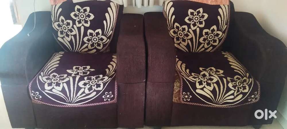 Sofa two chairs and three seater sofa