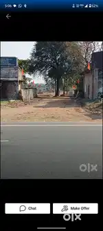 Plot sell par hai Rajganj road near Nighwa ke just bagal me