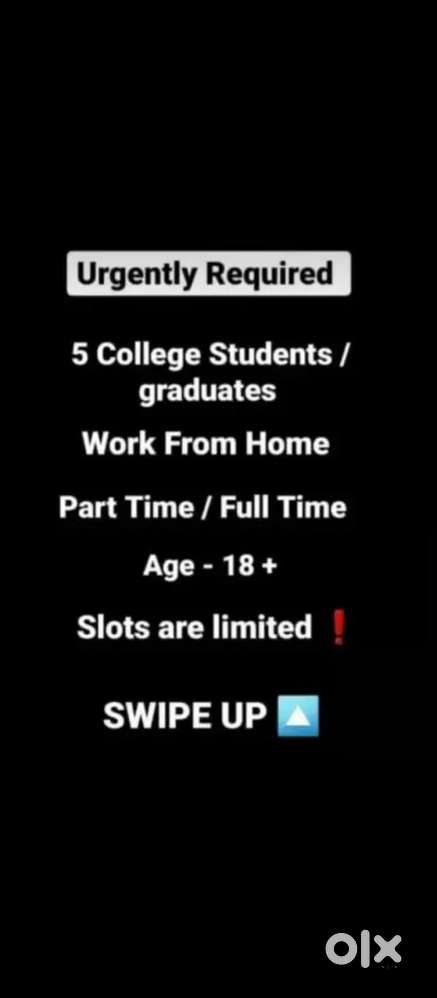 Online work from home opportunity
