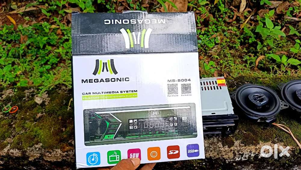 Megasonic car stereo warranty available