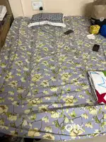 Moving out sale bed 6*6 cot mattress and study table