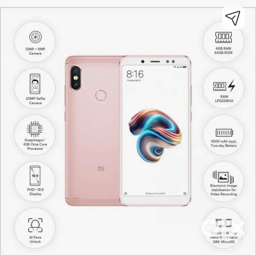 Redmi note 5 pro 64/4 not negotiable