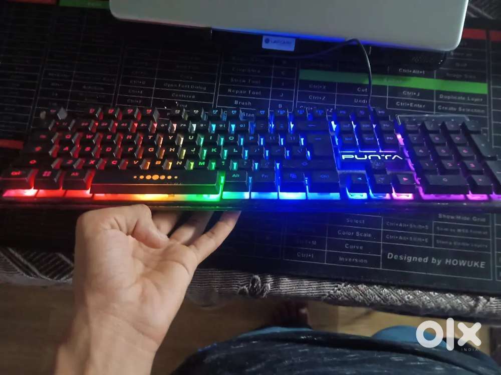 Rgb punta keyboard