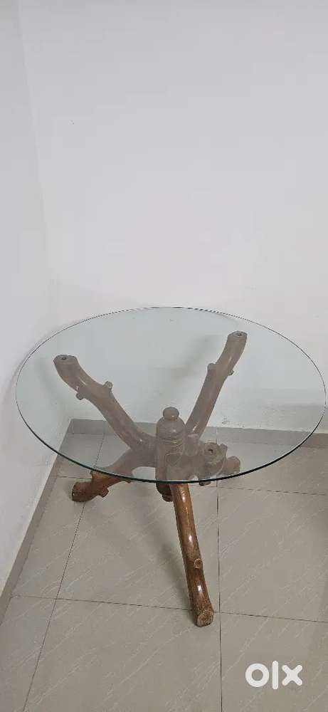 Dining table glass top