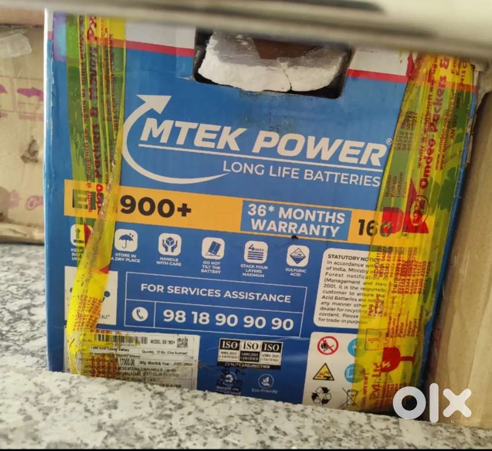 Microtek MTEK POWER Tubular inverter battery 160 AH EB1900+