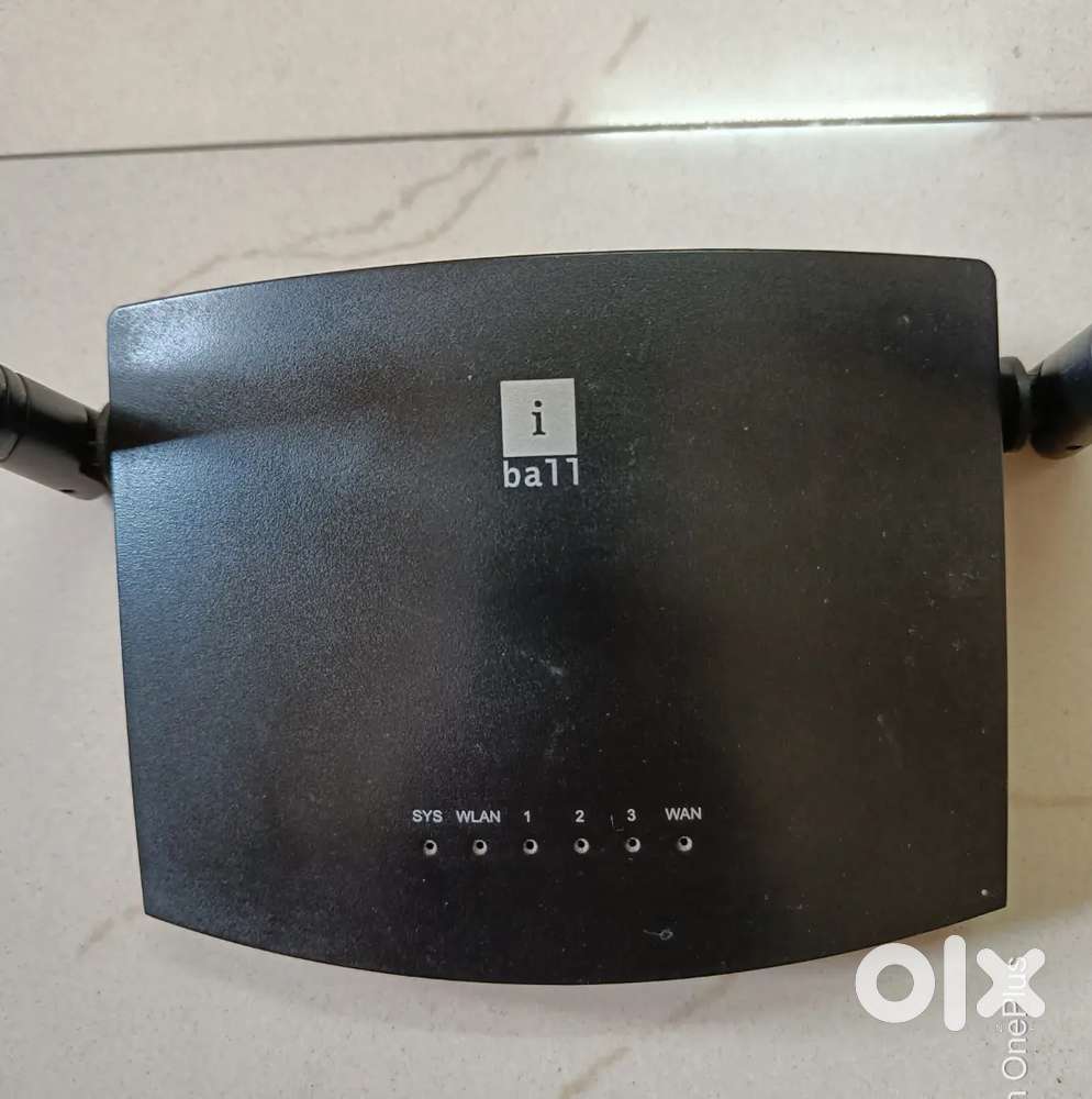 iBall wifi router with upto 300 Mbps speed.